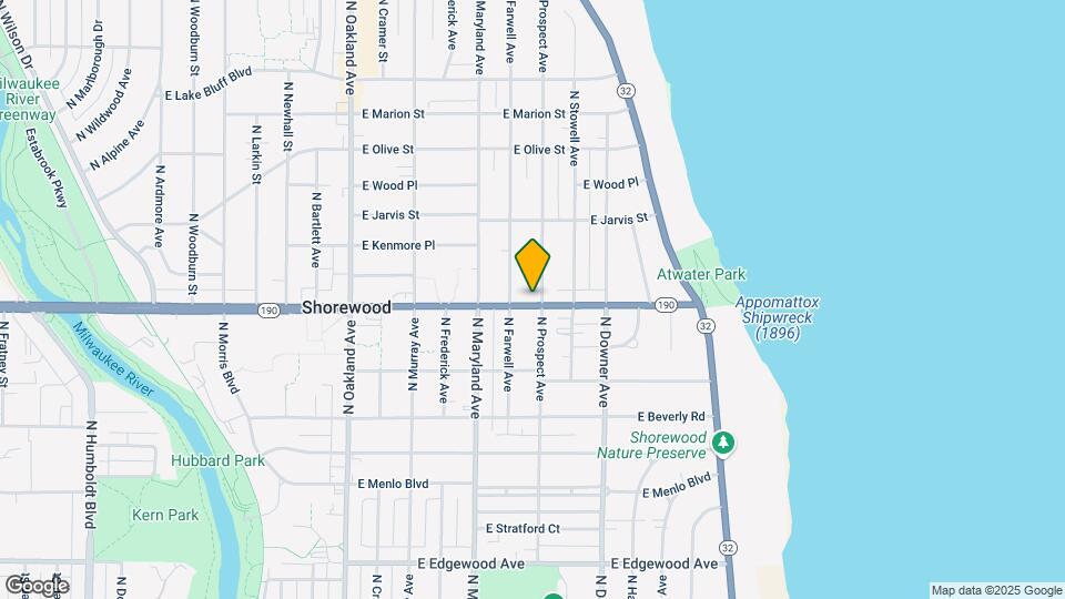 Shorewood Manor Mapa y Detalles de la Ubicación
