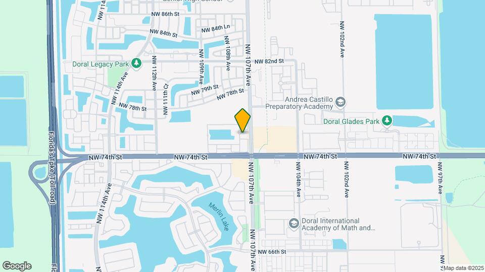 10727 NW 75th Ter Map and Location Details