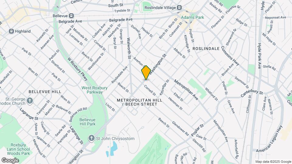 4442 Washington St Map and Location Details