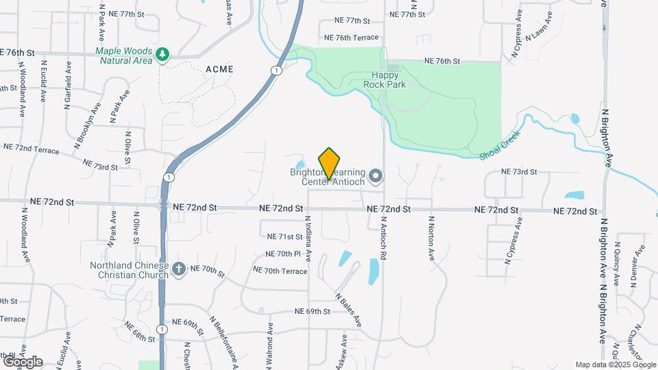 3500 NE 72nd Terrace Map and Location Details