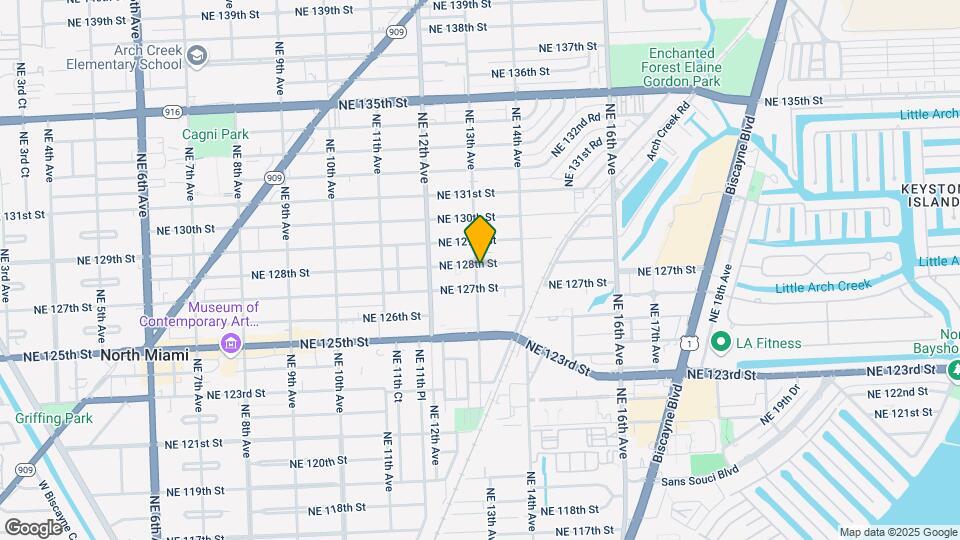 12735 NE 13th Ave Map and Location Details