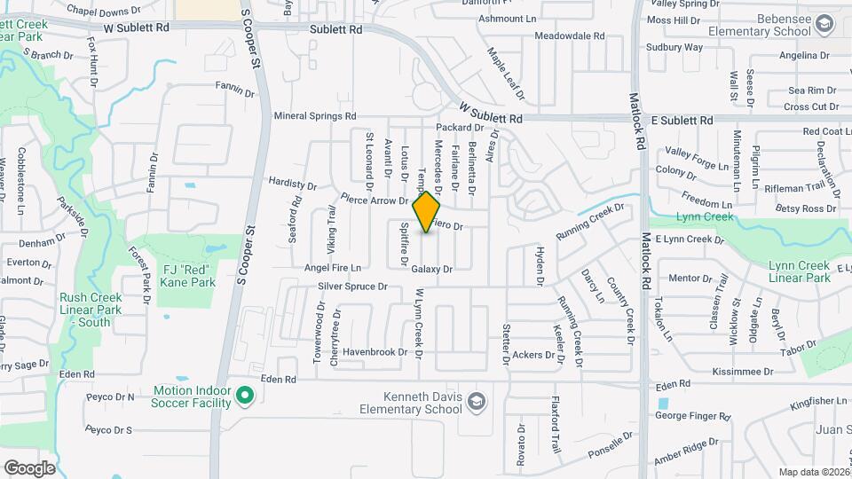 6509 Tempest Dr Mapa y Detalles de la Ubicación