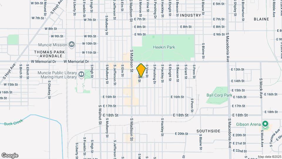 2102 S Monroe St Map and Location Details