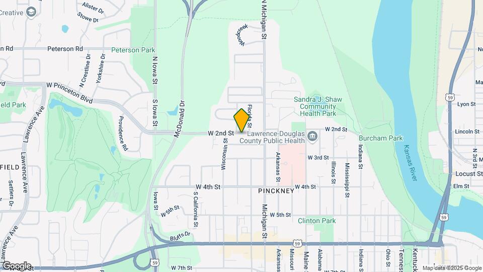 1515 W 2nd St Map and Location Details