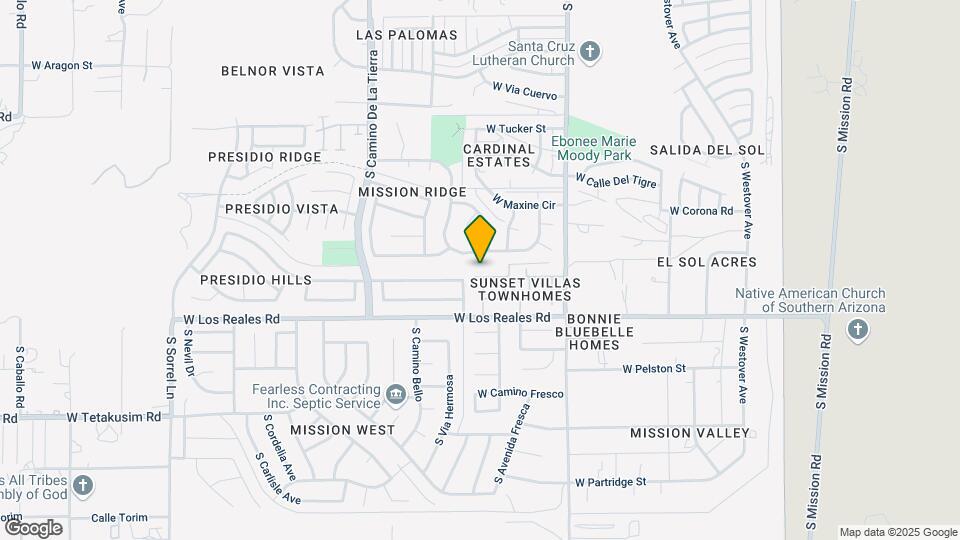 3086 W Avenida Obregon Map and Location Details