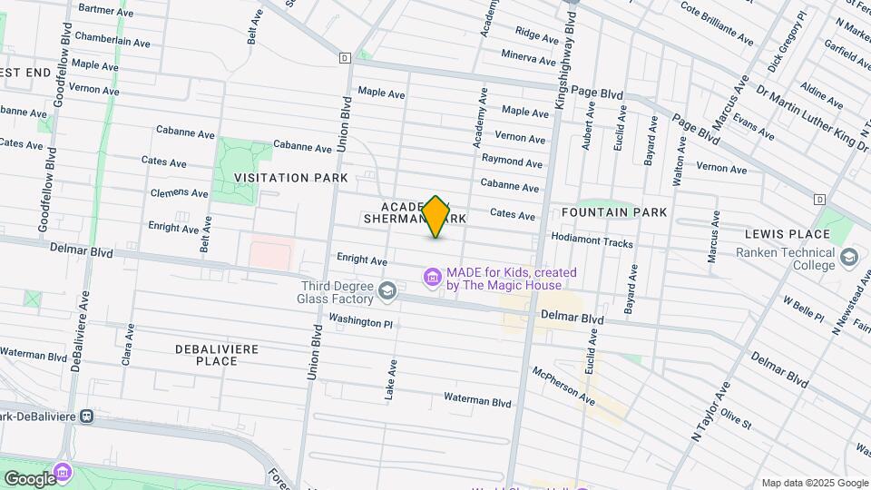 5130 Kensington Ave Map and Location Details