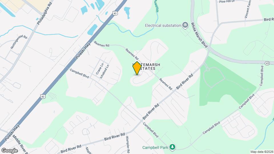 10201 Blansford Way Map and Location Details