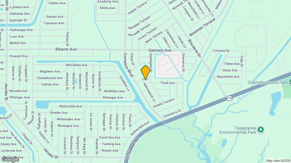 2148 Adirondack Ln Map and Location Details