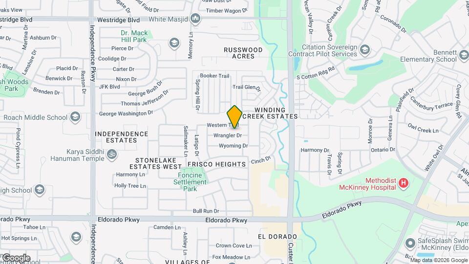 15722 Wrangler Dr Mapa y Detalles de la Ubicación
