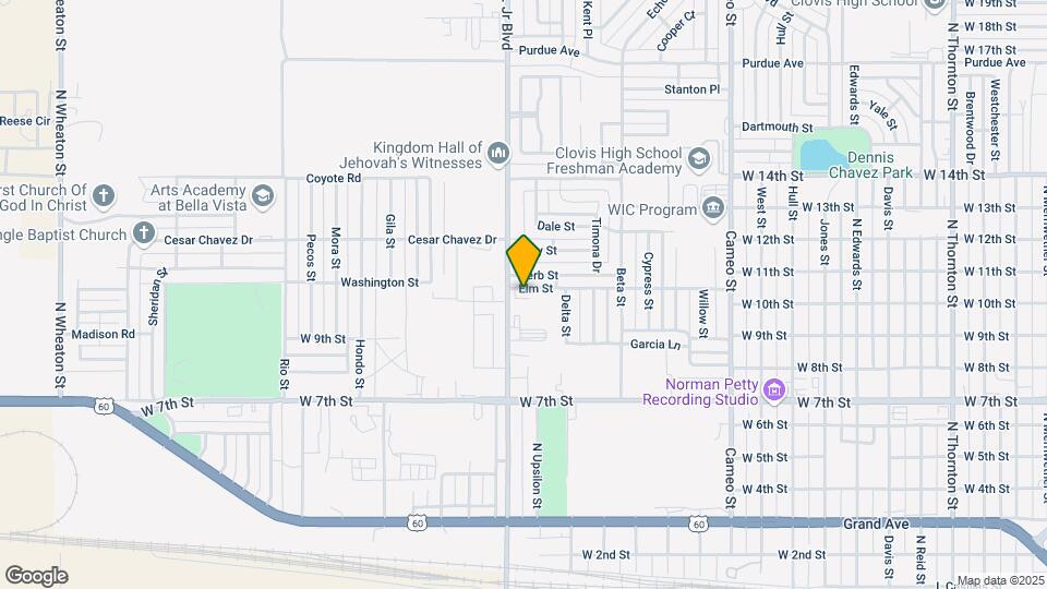 1021 N Mlk Blvd Map and Location Details