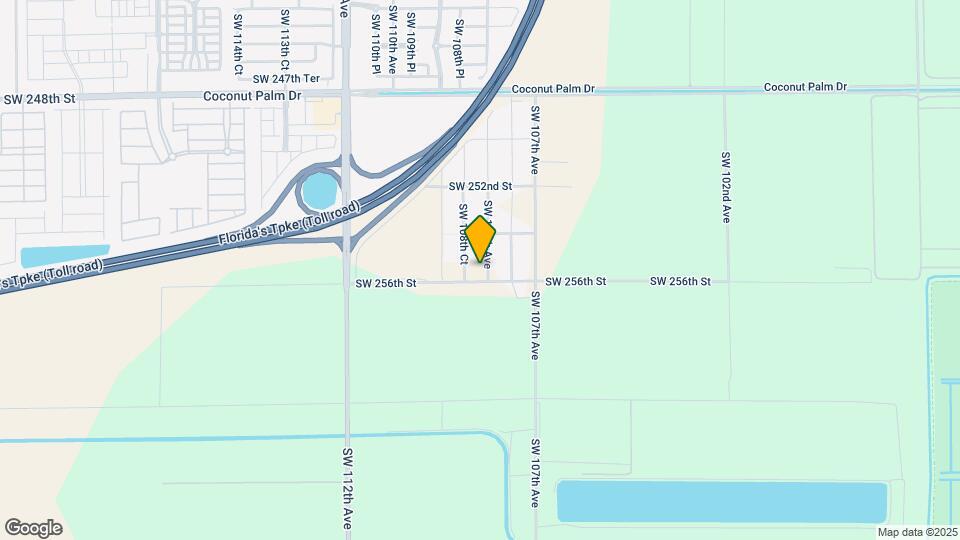 25556 SW 108th Ave Map and Location Details