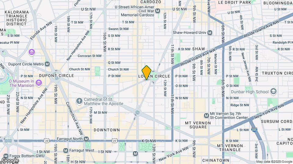 1304 Rhode Island Ave NW Map and Location Details