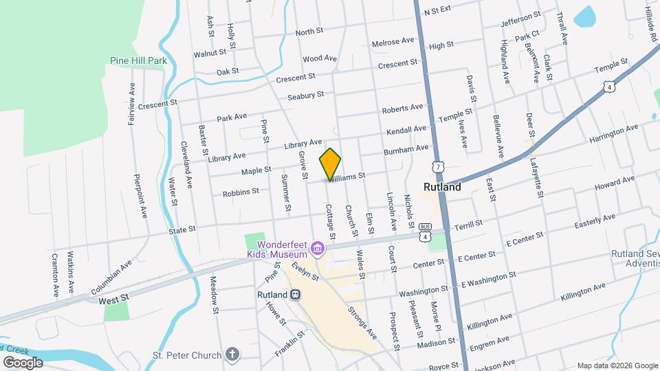 38 Cottage St Map and Location Details