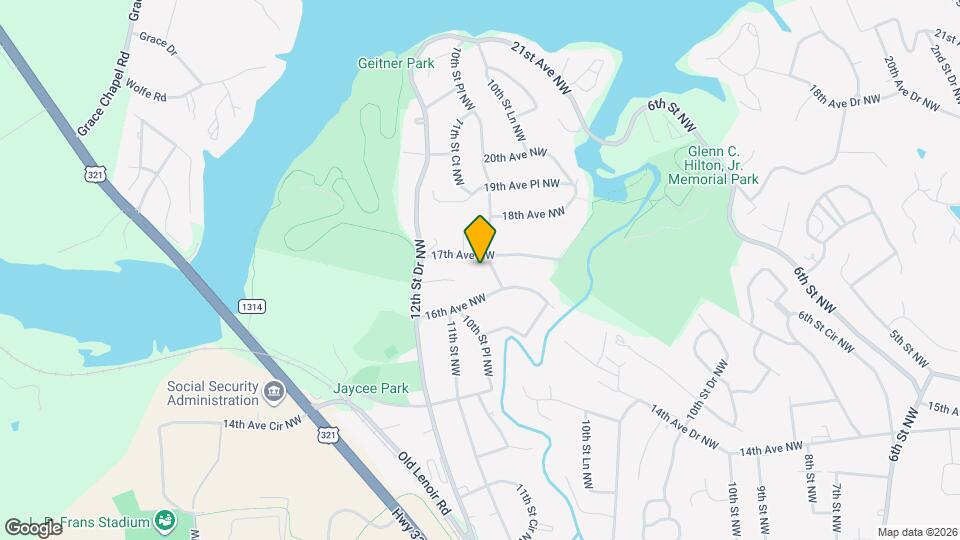 1627 10th St Pl NW Mapa y Detalles de la Ubicación