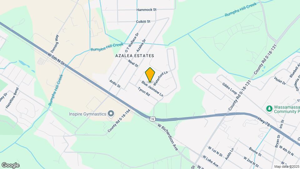 124 Blue Jasmine Ln Map and Location Details