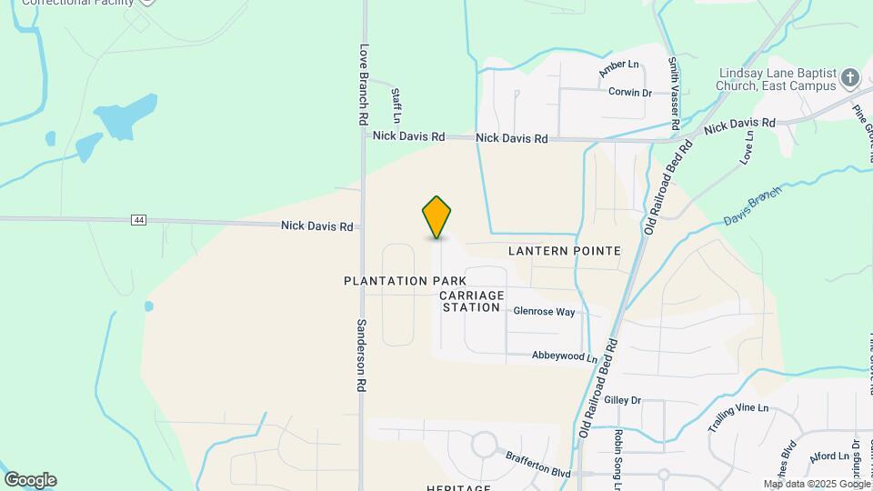 16205 Glenncrest Ln Map and Location Details