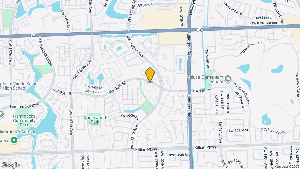 14253 SW 96th Terrace Map and Location Details