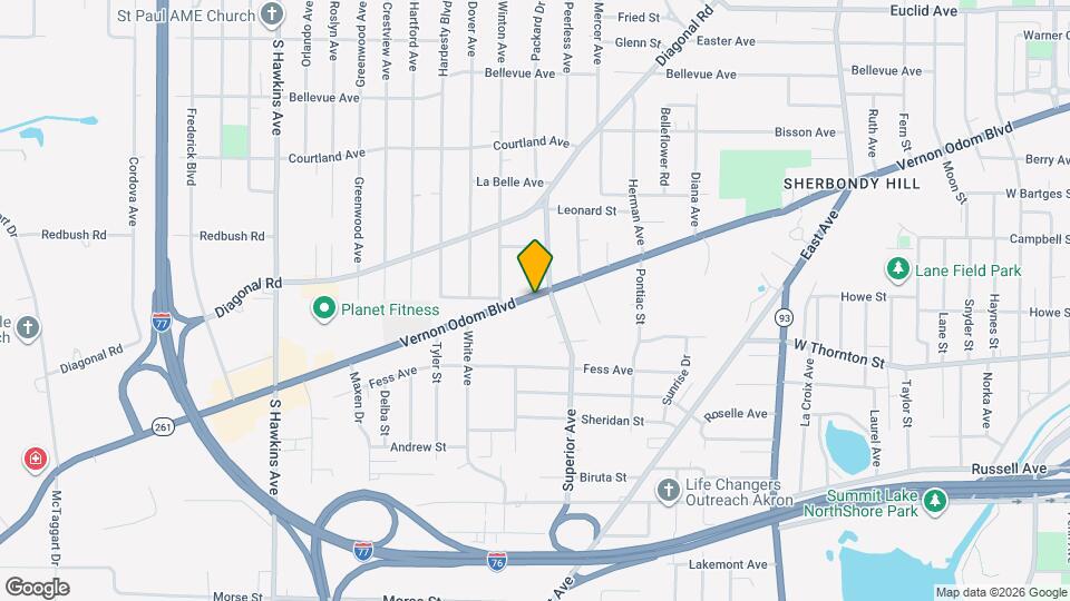 1050 Vernon Odom Blvd Mapa y Detalles de la Ubicación