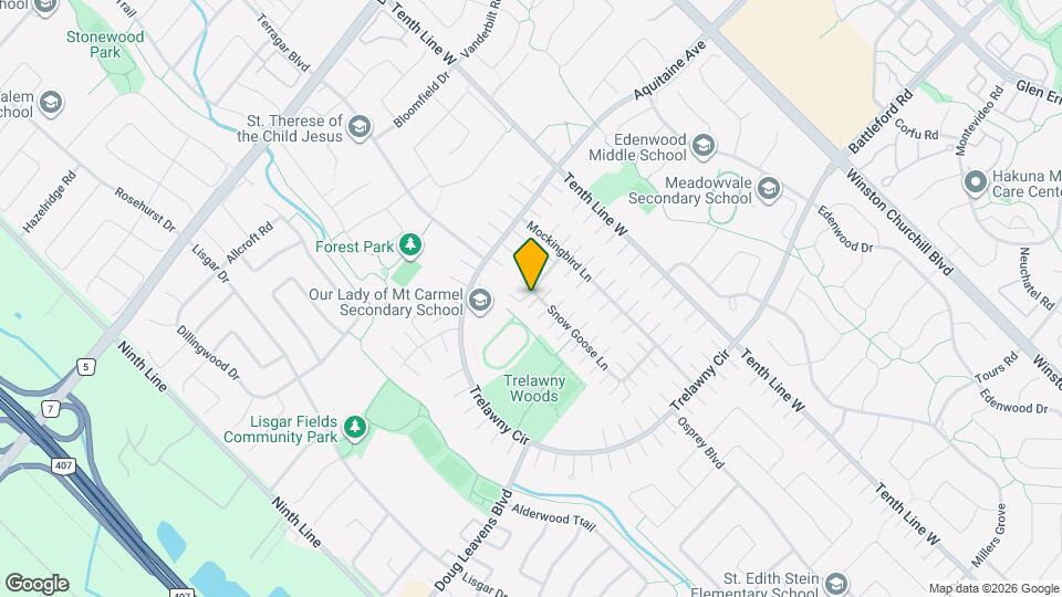 6701 Snow Goose Ln Map and Location Details