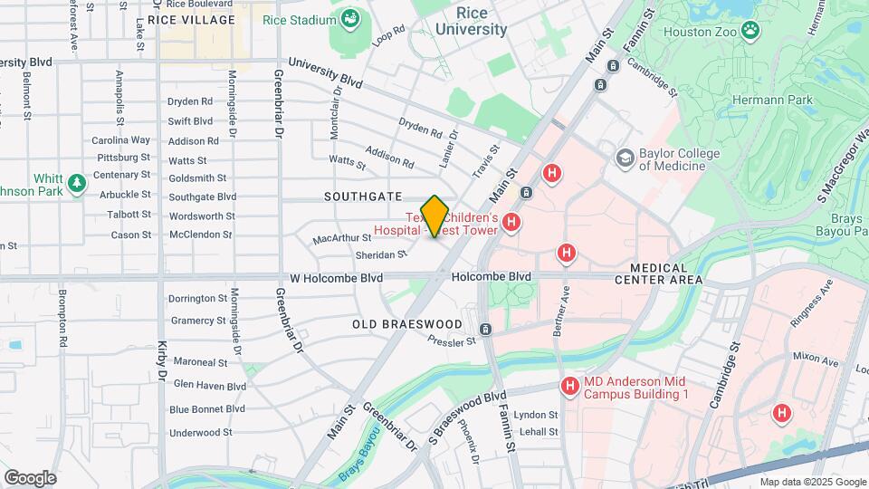 7865 Travis St Map and Location Details