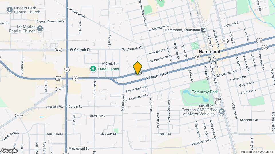 1007 W Thomas St Map and Location Details