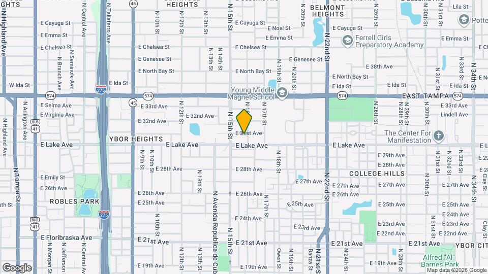 1515 E 31st Ave Mapa y Detalles de la Ubicación