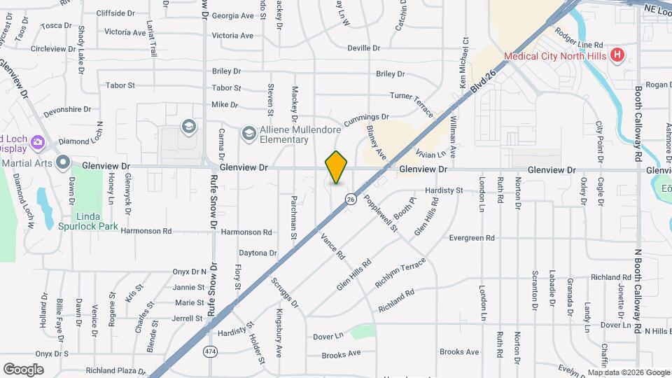 7060 Glenview Dr Map and Location Details