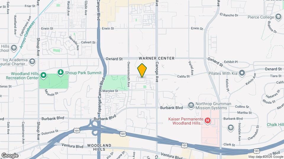 21530 Califa St Map and Location Details