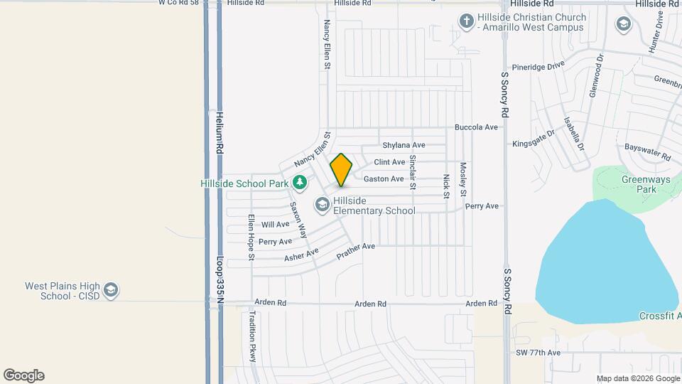 9410 Orry Ave Mapa y Detalles de la Ubicación