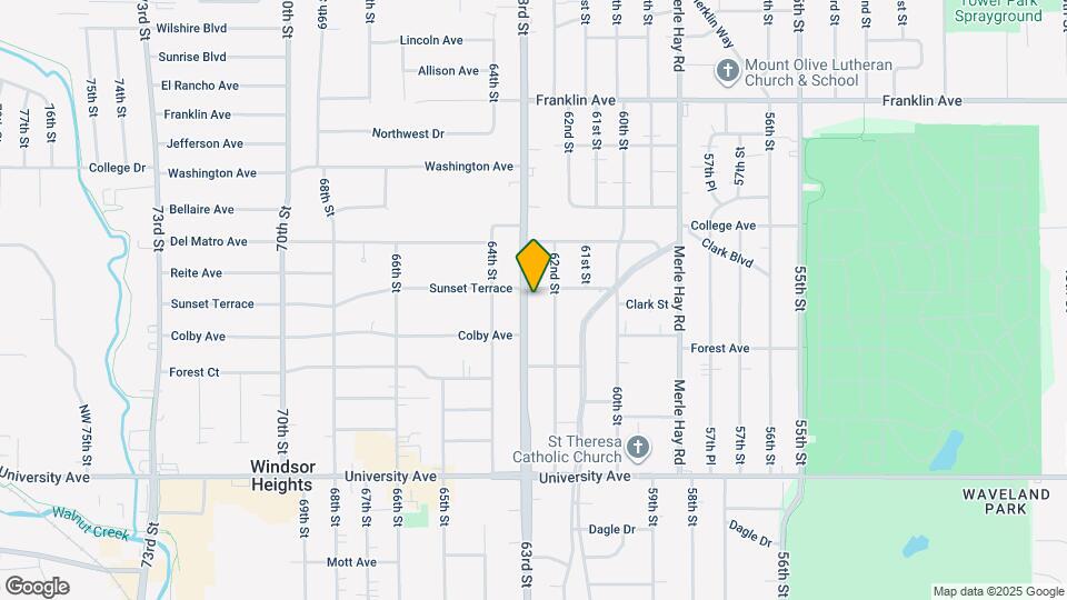 1443 63rd St Map and Location Details