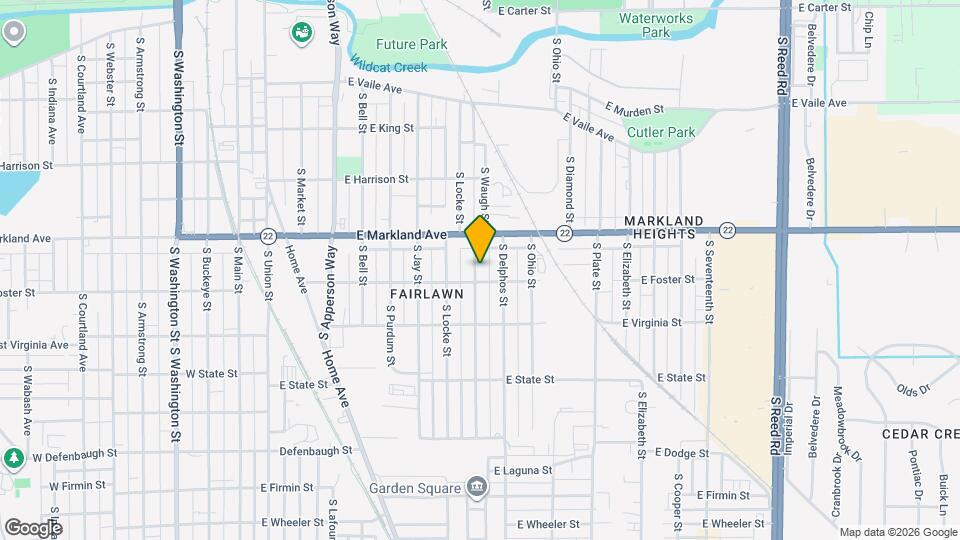 1032 S Waugh St Mapa y Detalles de la Ubicación