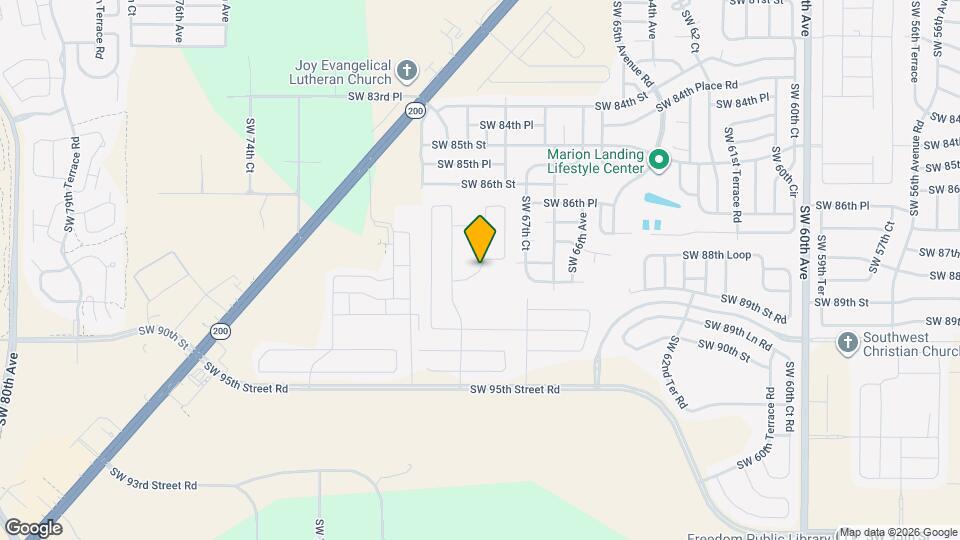 6852 SW 88 Pl, Unit 1 Map and Location Details