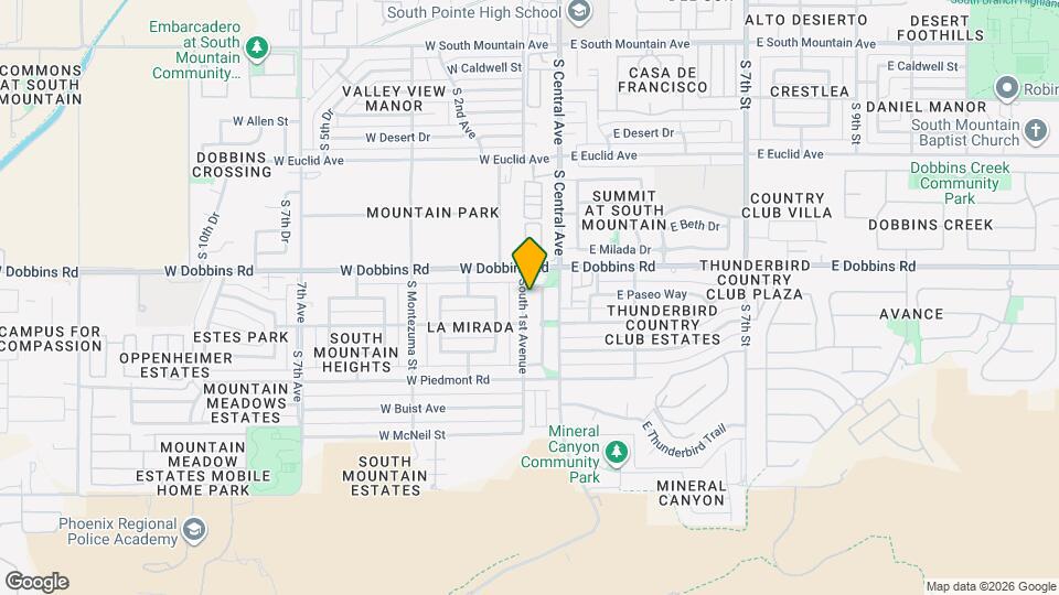 9223 South 1st Avenue, Unit 7-738 Map and Location Details