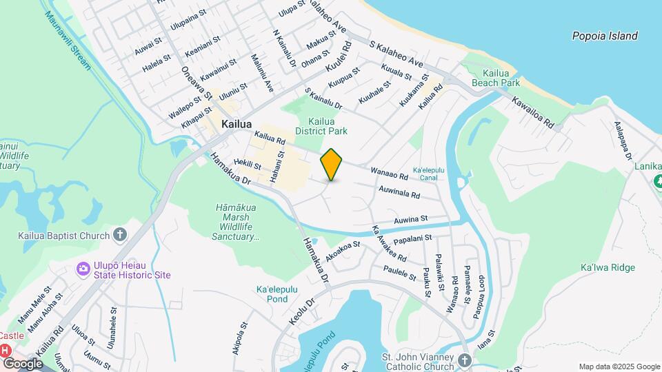 333 Aoloa St-Unit -204 Map and Location Details
