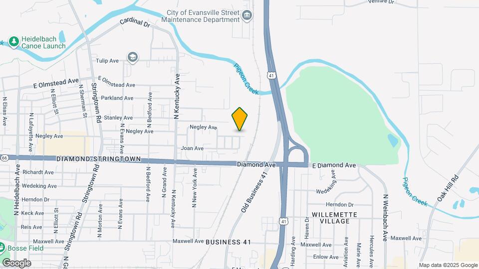 1240 1242-1242 Negley Ave Map and Location Details