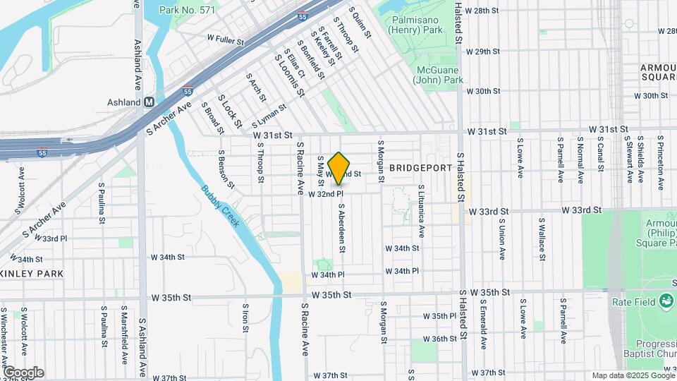 3222 S Aberdeen St Map and Location Details