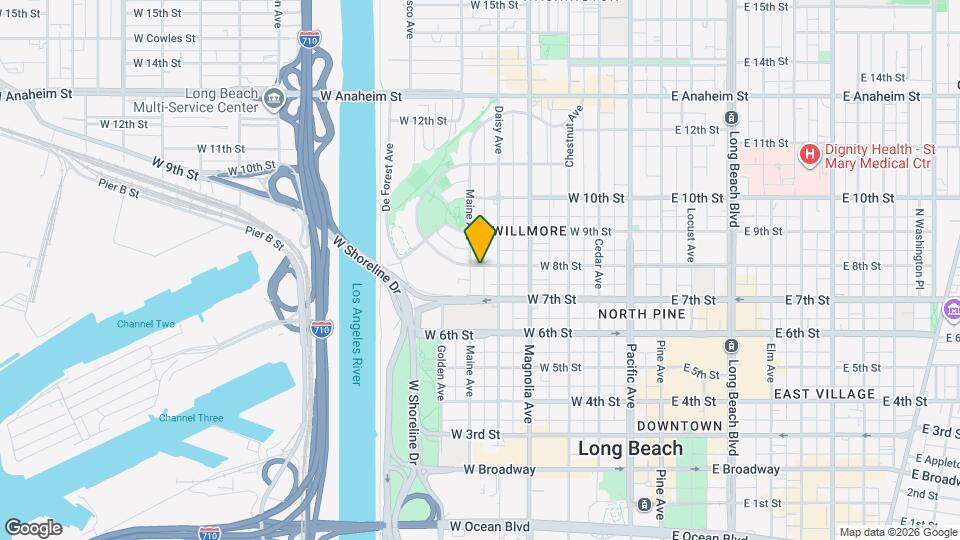 644 W 8th St, Unit Lower Luxury Unit Map and Location Details