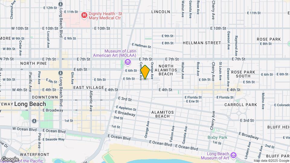 1126 E 5th St Map and Location Details