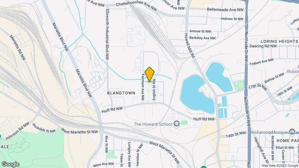 1345 Booth Ave NW Map and Location Details