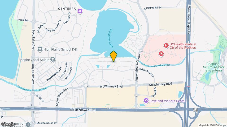 4855 Hahns Peak Dr Map and Location Details