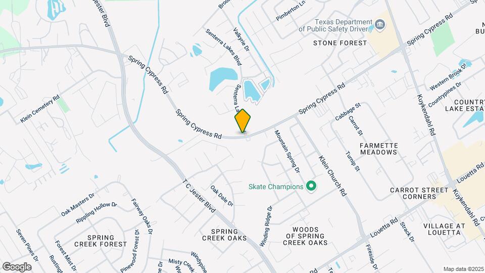 5540 Spring Cypress Rd Map and Location Details