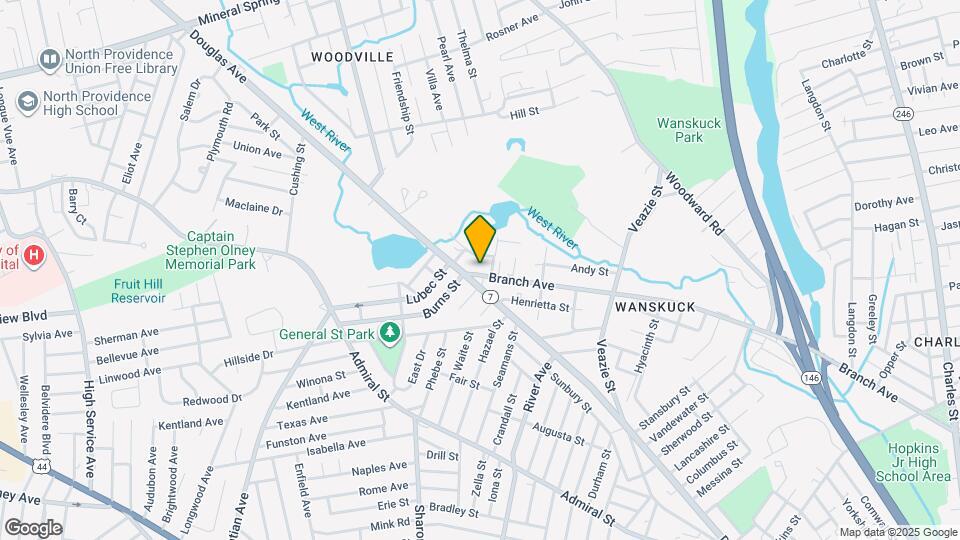 1023 Branch Ave, Unit unit 1 Map and Location Details