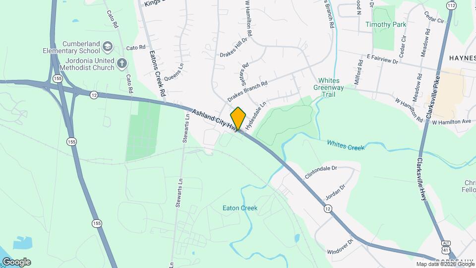 4299 Ashland City Hwy Mapa y Detalles de la Ubicación