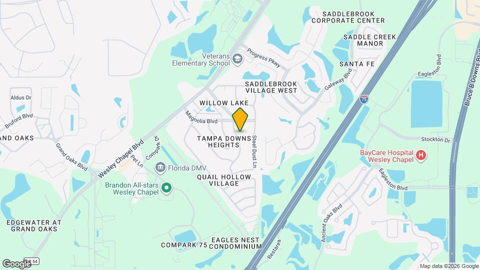 4706 Tampa Downs Blvd Map and Location Details