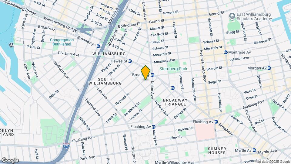 258 Heyward St Map and Location Details