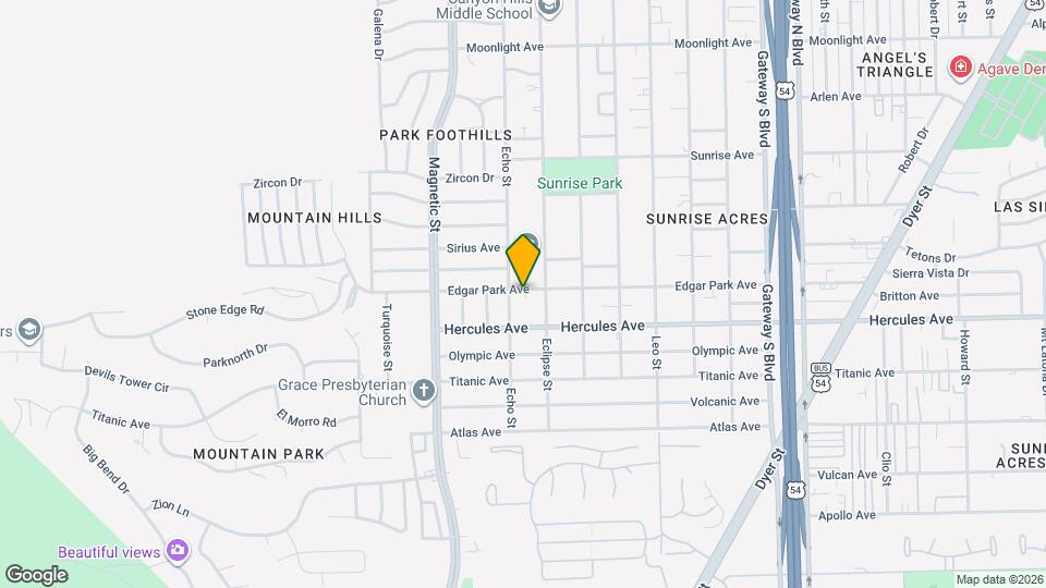 3608 Edgar Park Ave Mapa y Detalles de la Ubicación