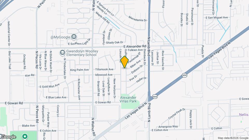 3825 Gulliver St Map and Location Details