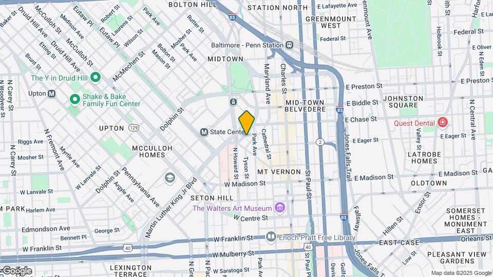 241 W Chase St Map and Location Details