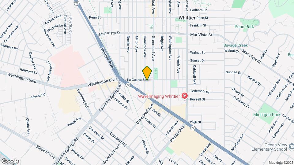 8008 Comstock Ave Map and Location Details