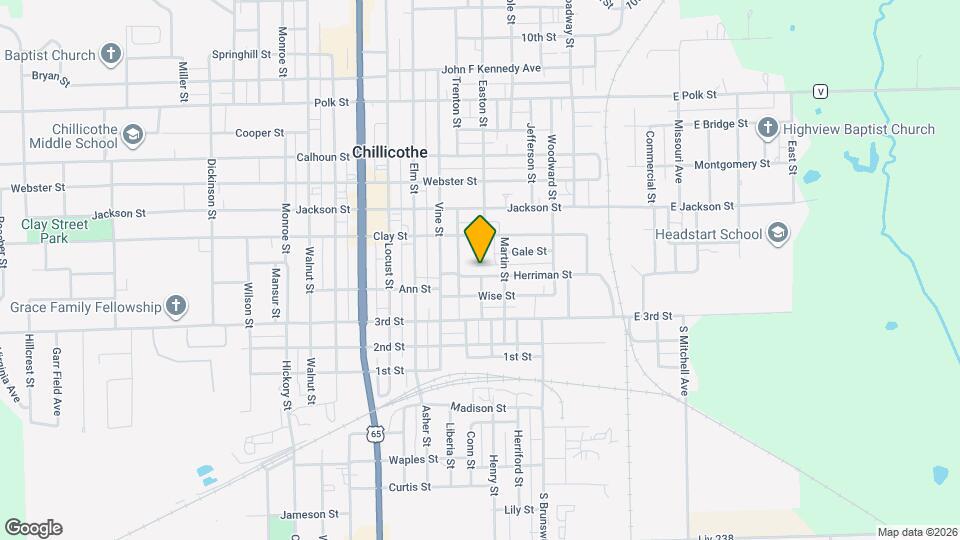 325 Herriman St Mapa y Detalles de la Ubicación
